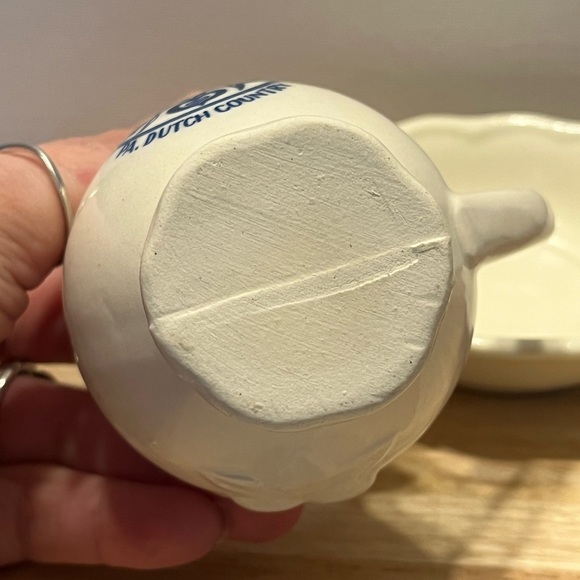 CERAMIC VINTAGE MINI BOWL AND PITCHER SET - Picture 5 of 9